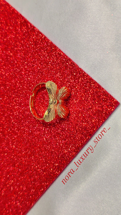 Elegant Gold-Finish 4-Piece Jewellery Combo Set – Necklace Chain, Earrings, Hand Cuff & Ring