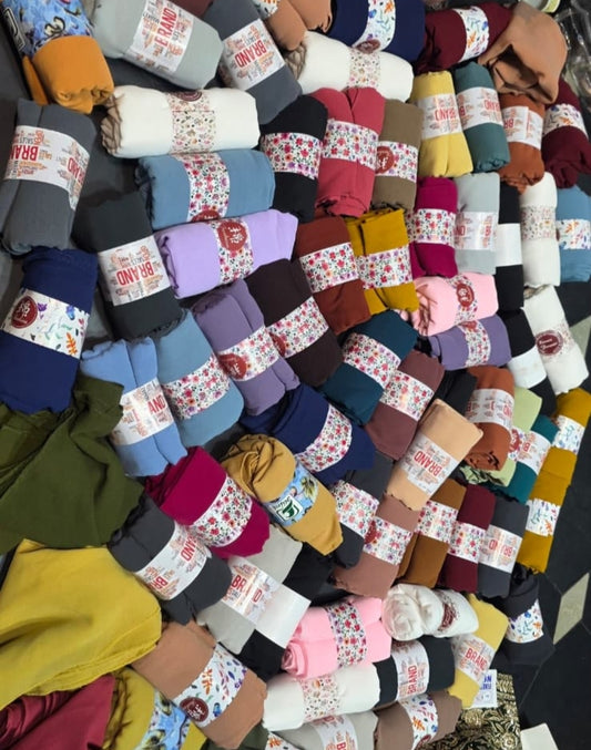 Plain Chiffon Dupatta (burqa scarf) Random colour